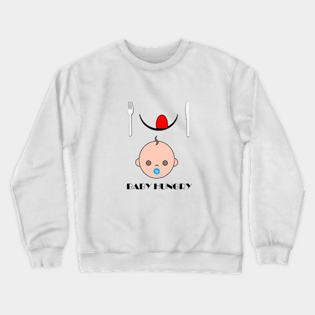 Baby Hungry Crewneck Sweatshirt by 9teen